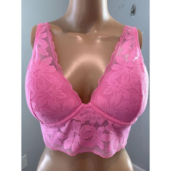 Victoria's Secret PINK longline Bralette, size large - Picture 2 of 12